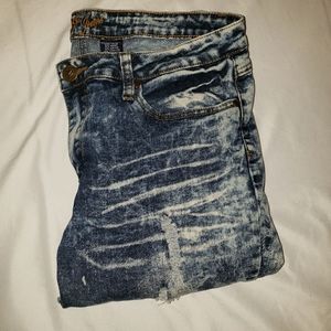 Acid Wash Destressed VIP Jeans size 13/14